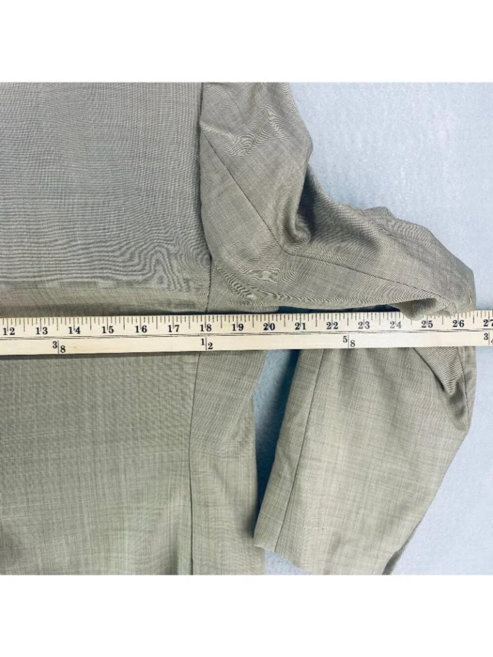 Ermenegildo Zegna Blazer Mens 38R Beige Wool Sport Coat Jacket Bespoke Wedding